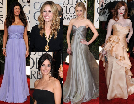 Golden Globes Dresses 2010 Photos. Red carpet fashion and beauty