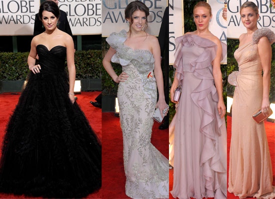 Golden Globes Dresses 2010. at the Golden Globes 2010