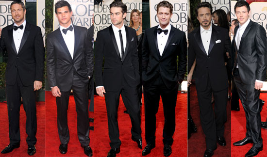 Photos of the Celeb Men in Their Suits on the Red Carpet at the Golden ...