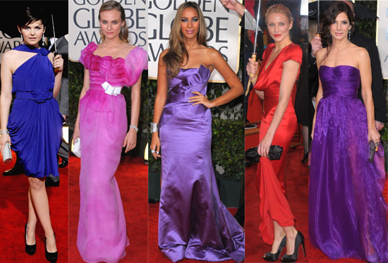 Golden Globes Dresses 2010 Photos. an eye-catching dress,