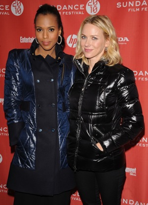  Celebrity Girls on Kerry Washington And Naomi Watts In Puffer Coats At The 2010 Sundance