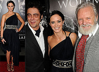 Photos of Emily Blunt, Benicio Del Toro and John Krasinski at Wolfman Premiere
