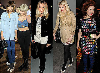 Photos of all the Celebrities in the Front Row at London Fashion Week 2010