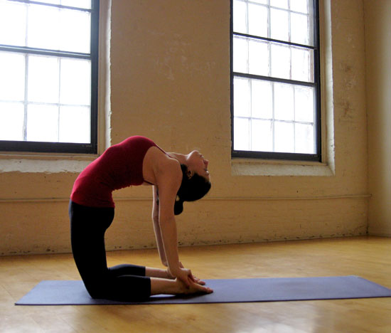 Camel Posture Yoga