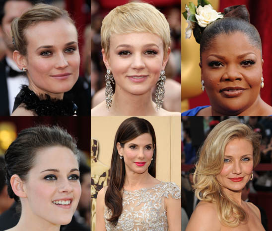 At the Oscars, hairstyles ranged from classic to cutting-edge.