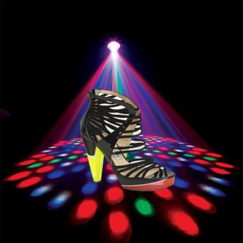 Leave it to the house of Choo to create a discoinfused shoe