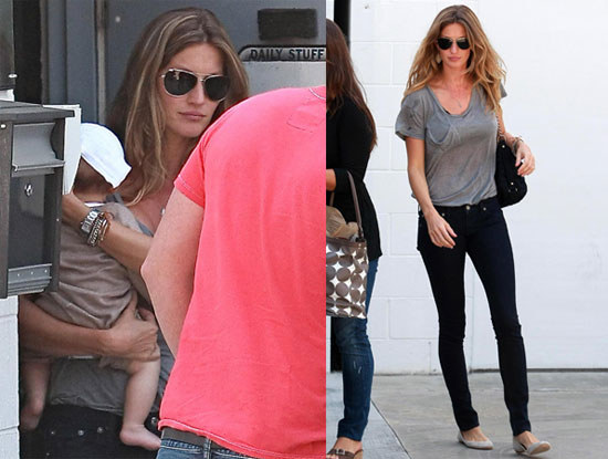 gisele bundchen baby benjamin. Gisele looks incredible as she