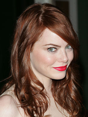 emma stone bikini photos. fair skinned model in shiseido