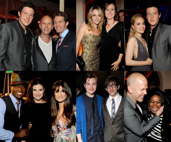 dianna agron and lea michele and cory monteith. Lea Michele lived up to her