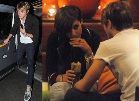 Photos of McFly's Dougie Poynter and The Saturdays Frankie Sandford Together