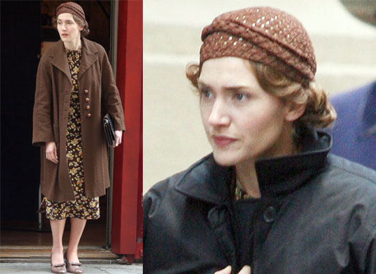 Kate Winslet Gets into Character as Mildred Pierce in Manhattan