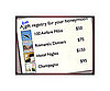 Honeymoon registries
