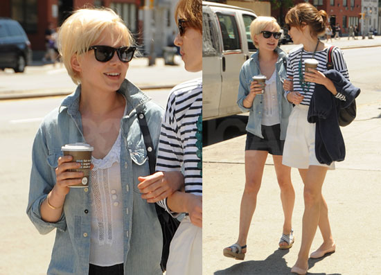 michelle williams short hair cannes. Michelle Williams Debuts Her