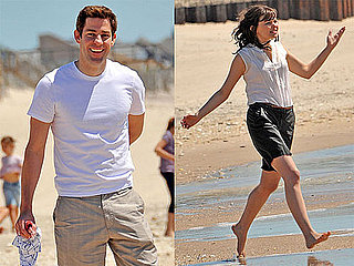 Pictures of John Krasinski and Ginnifer Goodwin Filming Something Borrowed