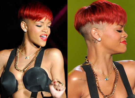 rihanna red hairstyles. Rihanna is currently in the