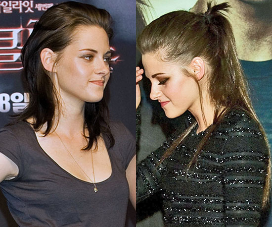 kristen stewart hair. and Kristen Stewart was on