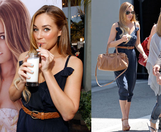 Lauren Conrad Got Milk Ad. Lauren Conrad Sips and Shows