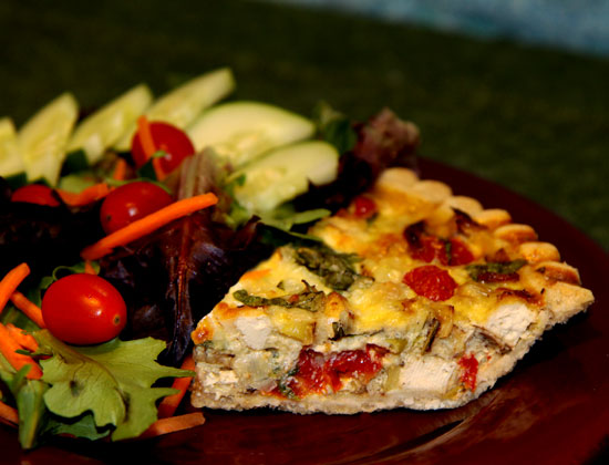 Ideas For Dinner Tonight. Quiche for dinner tonight