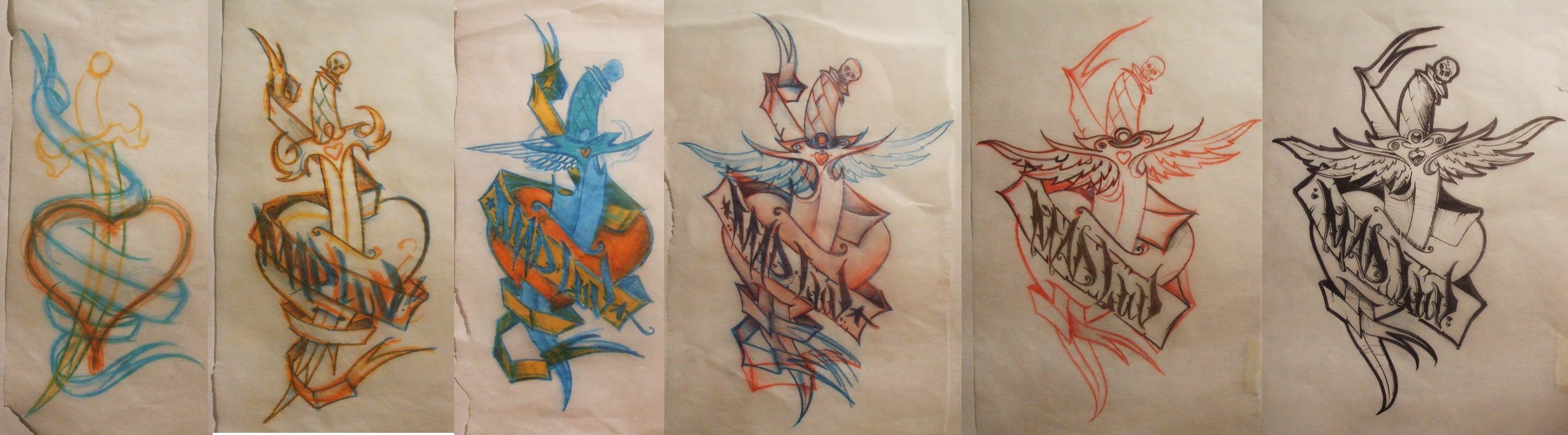 sketches for tattoologo