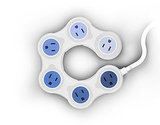 Save Space With This Adjustable Power Strip