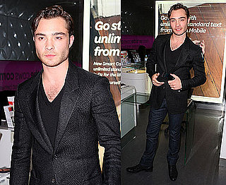 Pictures of Ed Westwick in Australia