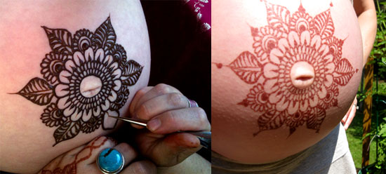 tattoos on black skin. that henna tattoos are