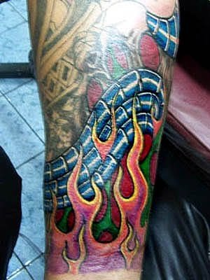 Tagged with tattoo design Flame Tattoo Sleeve