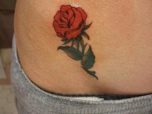 temporary rose tattoos. Flower Tattoo Designs quot;