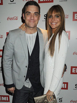 Robbie Williams couple