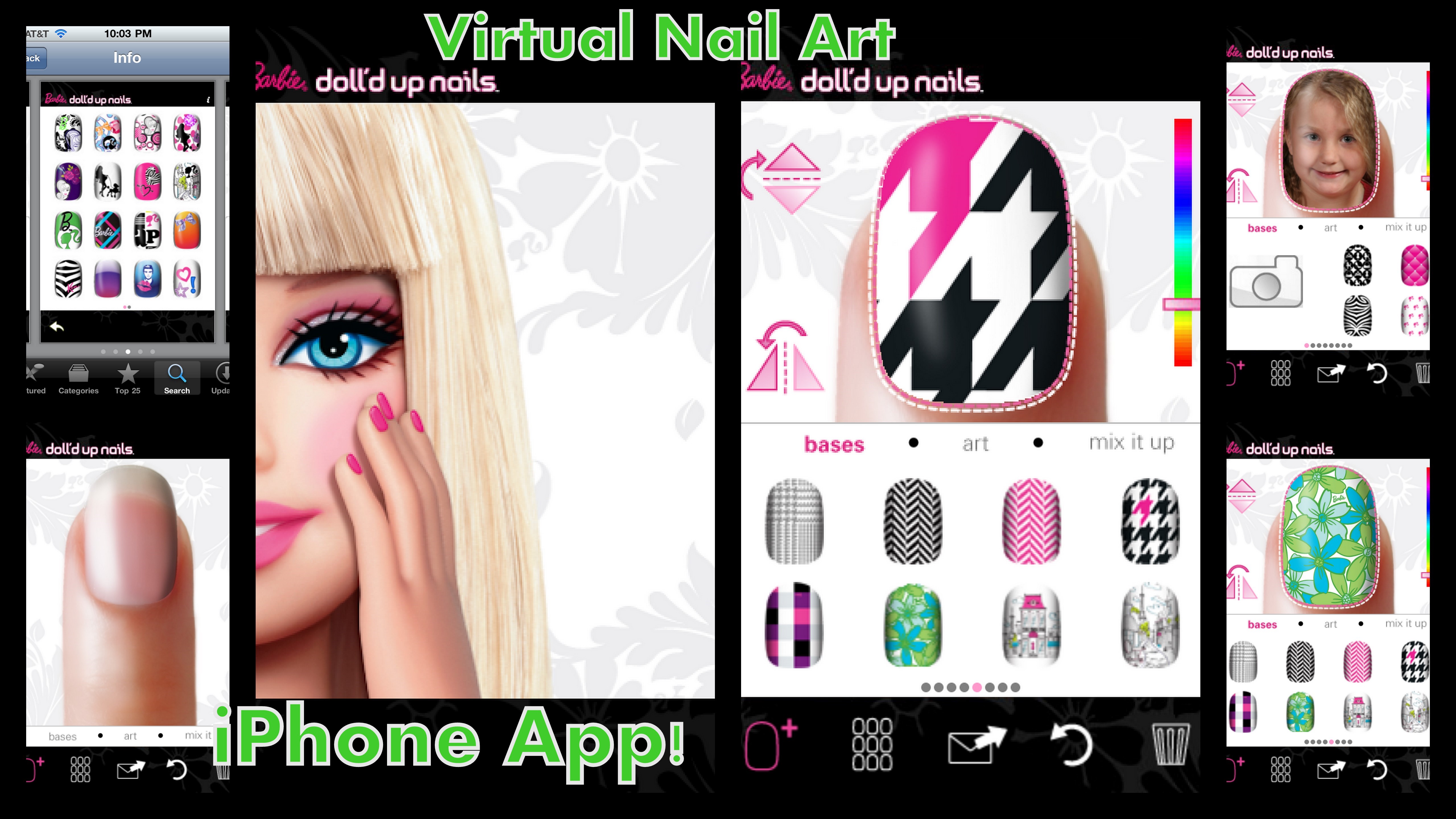 barbie nail art printer