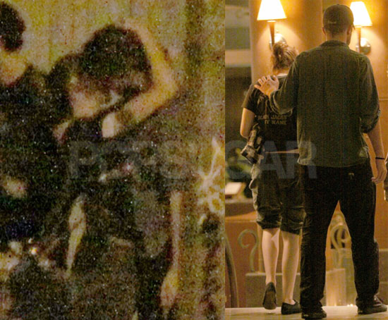 Pictures of Robert Pattinson and Kristen Stewart Kissing in Montreal