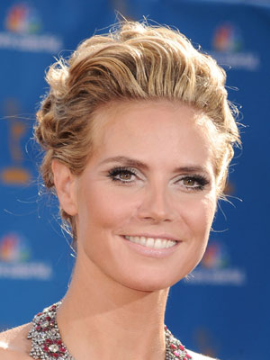 heidi klum updo. Heidi Klum#39;s all about taking