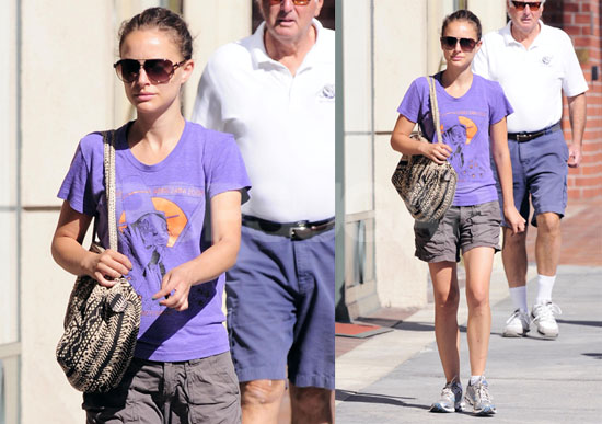 natalie portman out and about. Natalie Portman Takes It Easy