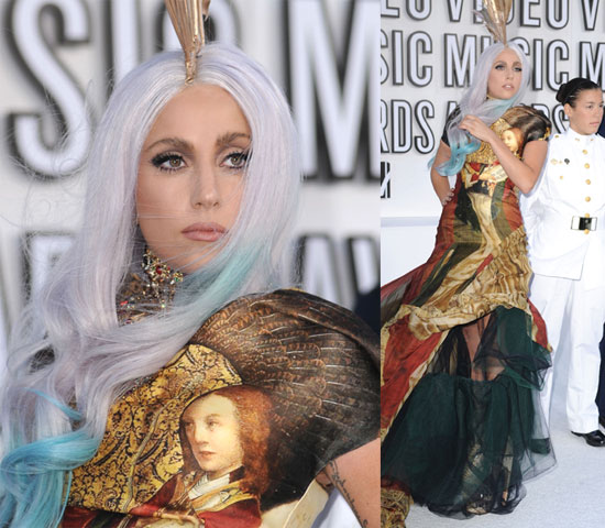 eminem lady gaga vma. Lady Gaga Hits the VMA Carpet