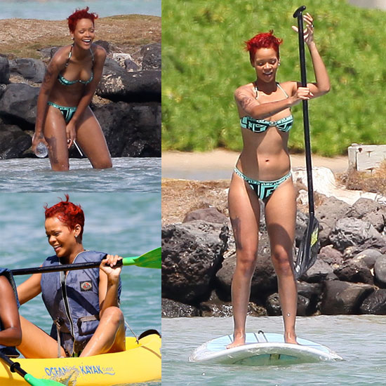 Rihanna's Battleship Bikini Body Stays Afloat in Hawaii