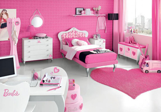 The children's Barbie Bedroom