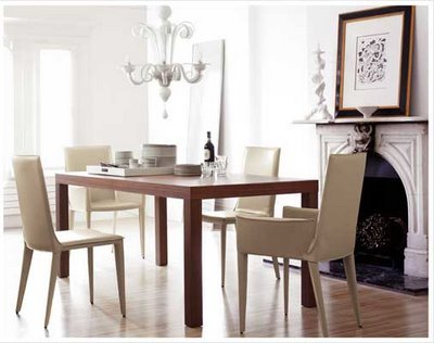 Wood Dining Room Sets on Dining Room With Simple Style Of Dining Table Using Original Wood