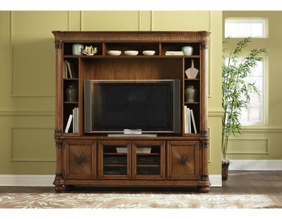 Computer Entertainment Center on Design Furniture Center Of Entertainment By Using Hard Wood Equipment