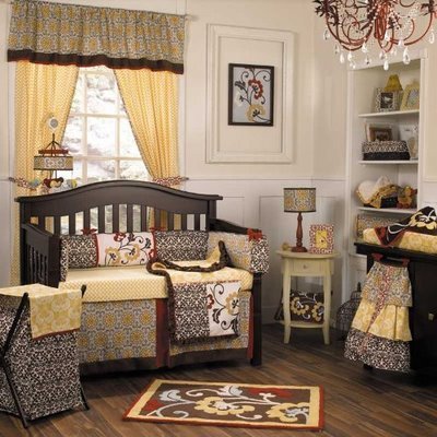  Sets on Baby Bedding Set  Delilah 4 Piece Isabella Secretary Cocoa 4 Piece