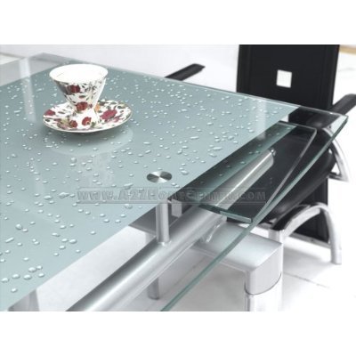 Glass Dining Table  on Furniture Modern Gorgeous Design Dining Table With 6 Dining Chairs Set