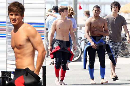 Pictures Of Shirtless 90210 Actors Matt Lanter And Tristan Wilds 