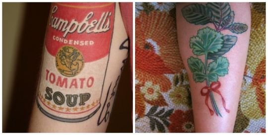 food tattoos. the sacred cupcake was done in 2001 by Jason Stephan.the tattoos food, tattoo art on body, food tattoo popular, burger tattoo