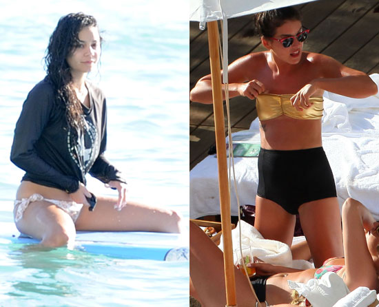 Pictures of Vanessa Hudgens and Shenae Grimes in Bikinis in Hawaii