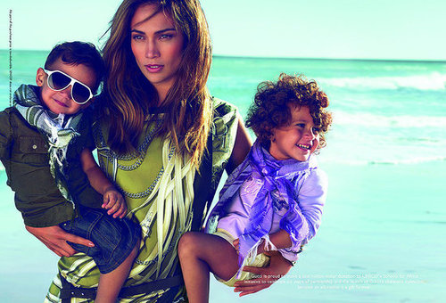 jennifer lopez kids gucci ad. Jennifer Lopez looks as