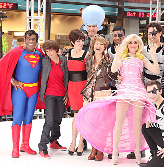 Pictures of Tina Fey, Will Ferrell, Ann Curry, and More on Today Show
