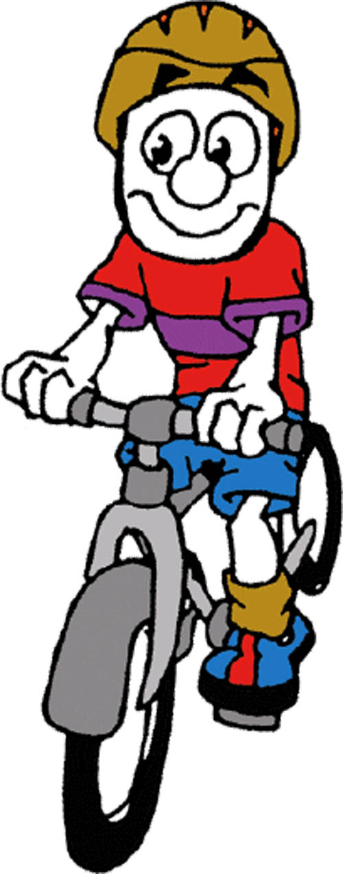 bike riding cartoon. cartoon helmet ike