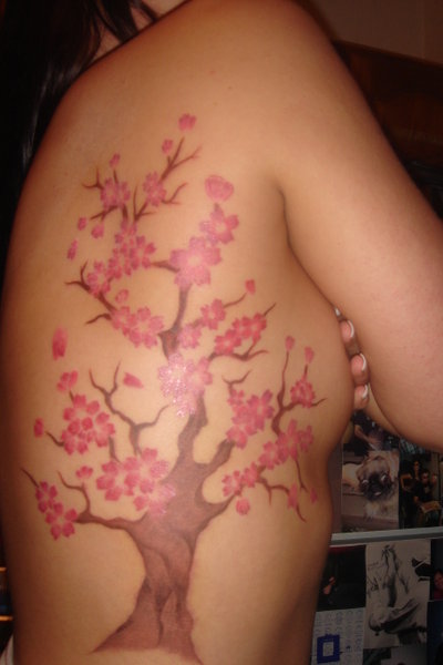 cherry blossom flower drawing. cherry blossom tattoo