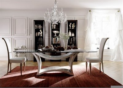 Contemporary Dining Room Tables on Contemporary Glass Dining Table Designs