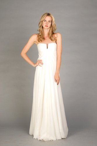Ivory Chiffon Bridal Gowns by Nicole Miller