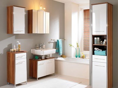 Modern Bathroom Fixtures on Elegant Bathroom With Lighting Fixtures And Furnitures